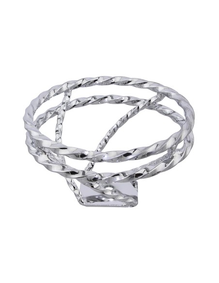 Full Double Twisted Swirl Steering Wheel Chrome.